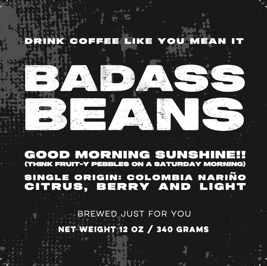 COFFEE ALERT !! Badass Beans