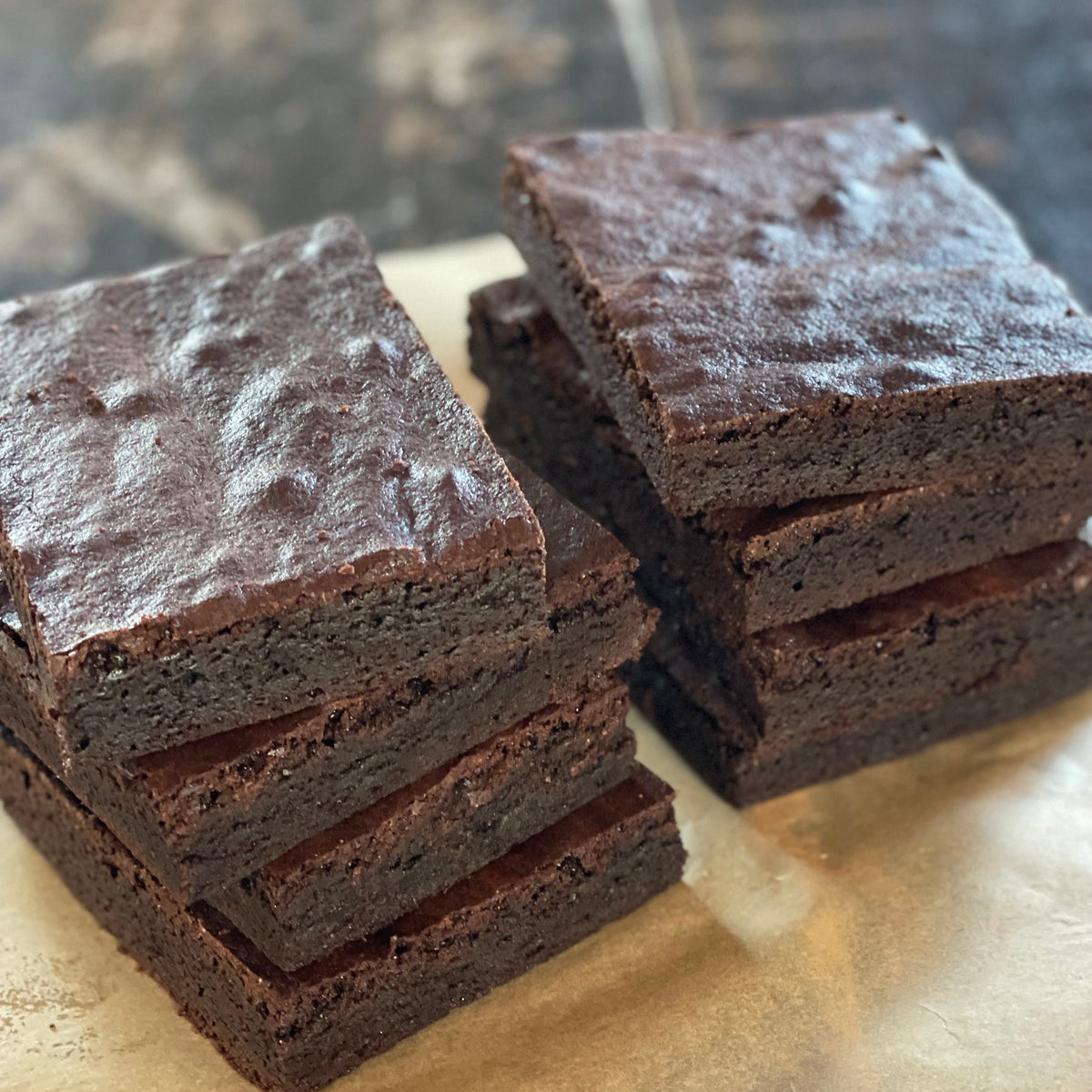 6 Brown Butter Brownies, always Gluten-Free !